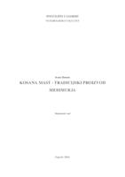 prikaz prve stranice dokumenta Kosana mast - tradicijski proizvod Međimurja